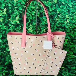 Kate Spade Mya Breeze Floral Ditsy arch place tote